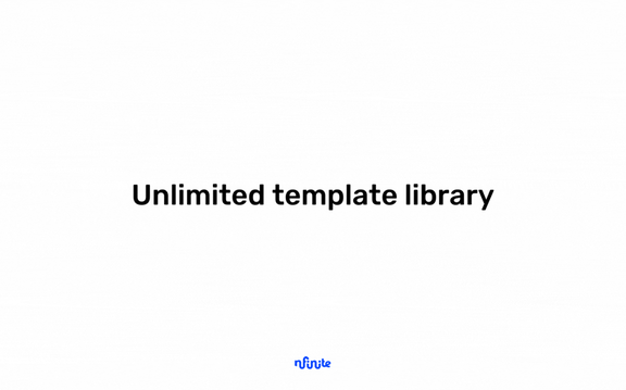 Unlimited template library